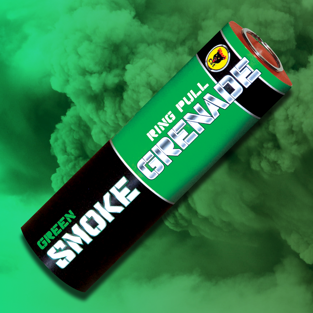 Black Cat 90 Seconds Smoke Grenade - Green